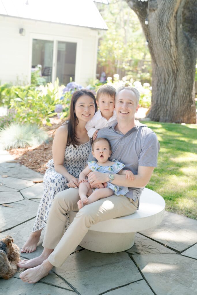 Palo Alto Family Portrait photography by Robin Jolin.