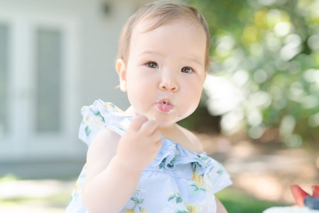 Baby girl portrait photography in Palo Alto.