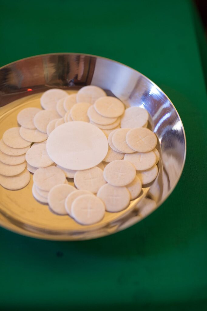 Bread basket at the church. 