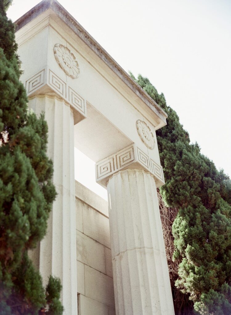 Giant columns in Piedmont.