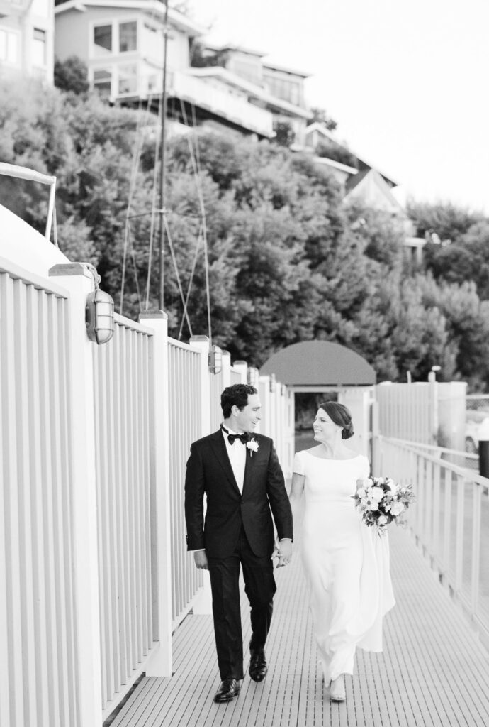 Elegant wedding portrait at a Marin County Wedding by Robin Jolin.