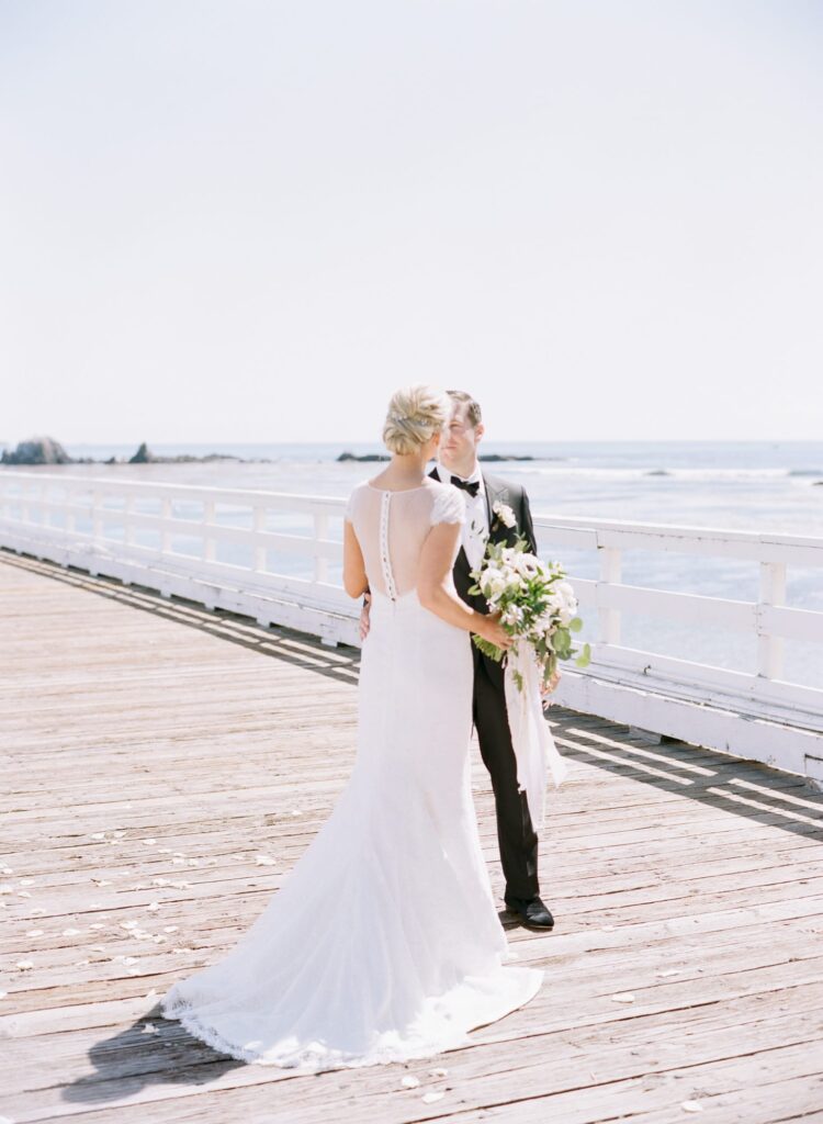 Pebbly Beach Destination Wedding Photography.