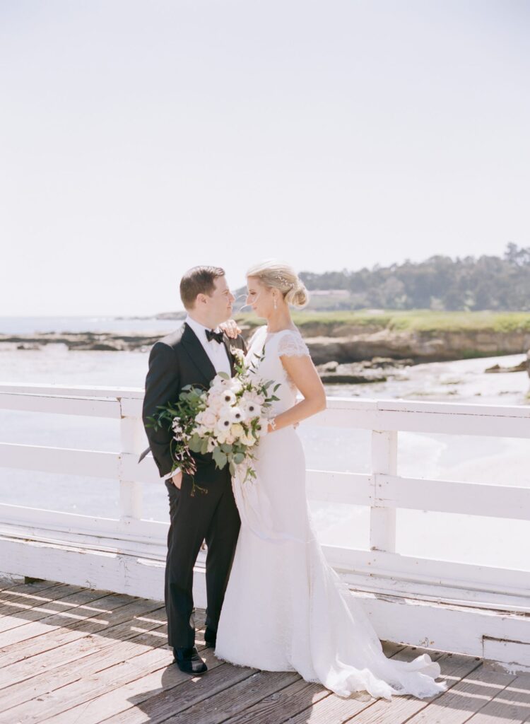 Pebbly Beach Destination Wedding Photography by Robin Jolin.