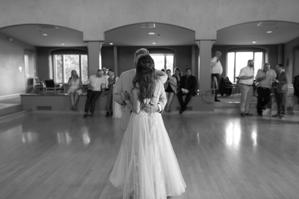 Ballroom dance of the newlyweds.