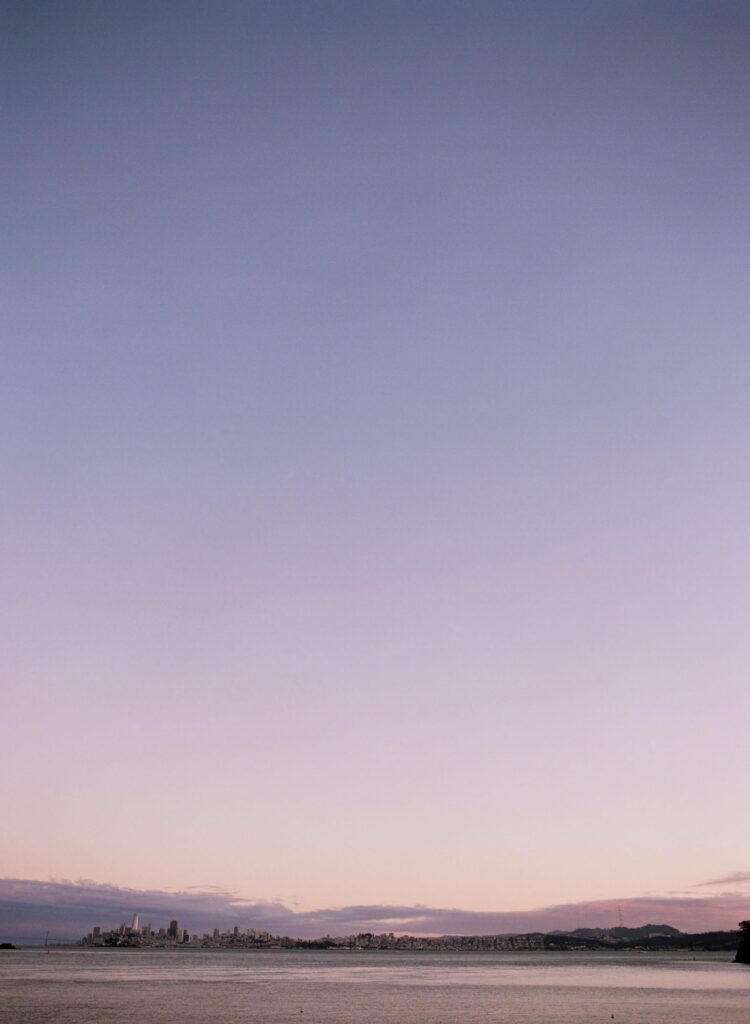 Gorgeous evening sky view from Tiburon.