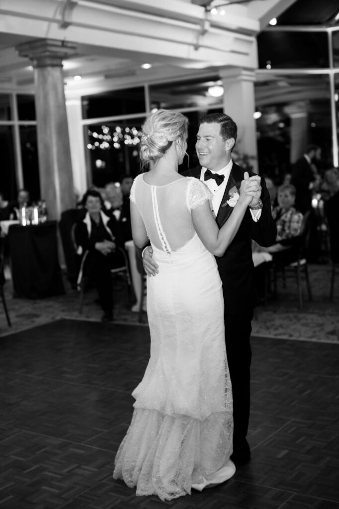 Magazine-style wedding dance photography by Robin Jolin.