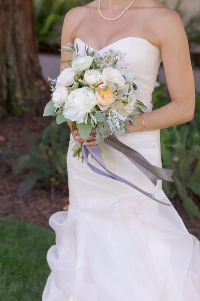 Editorial style wedding portrait by Robin Jolin.