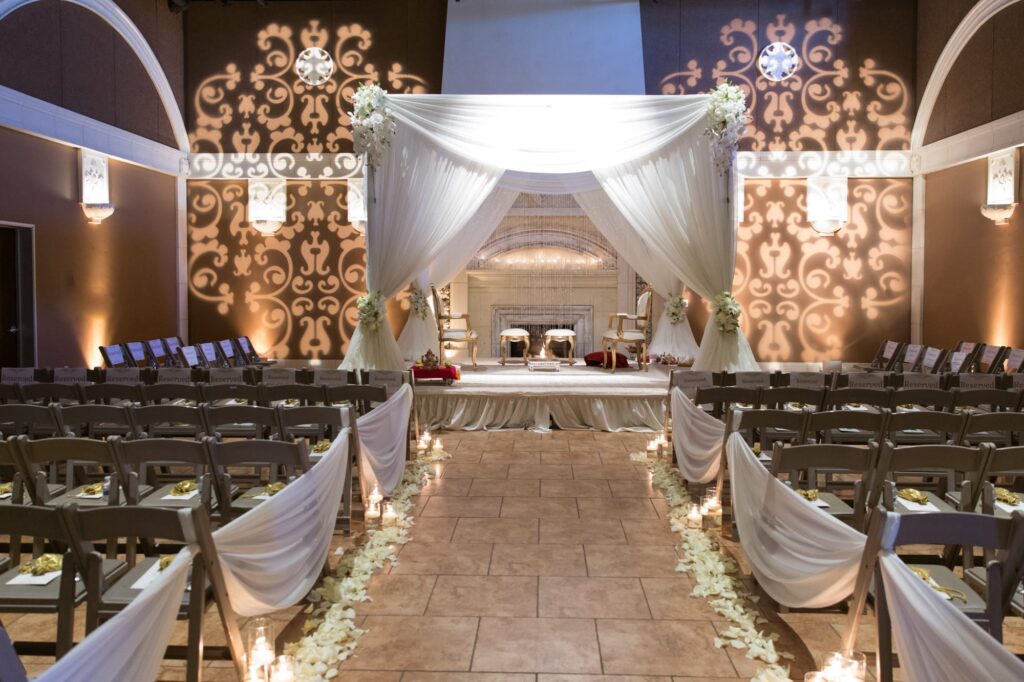 Wedding officiation hall at Casa Real, Ruby Hill Winery