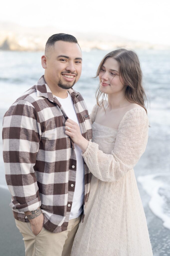 Casual Sonoma County engagement photography.