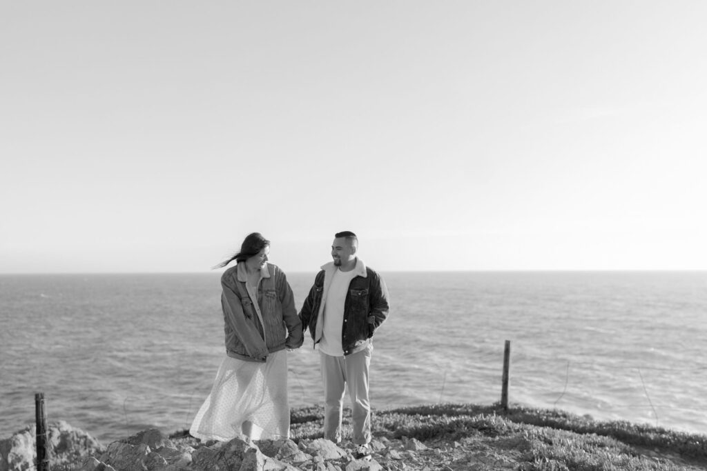 West coast engagement photography.