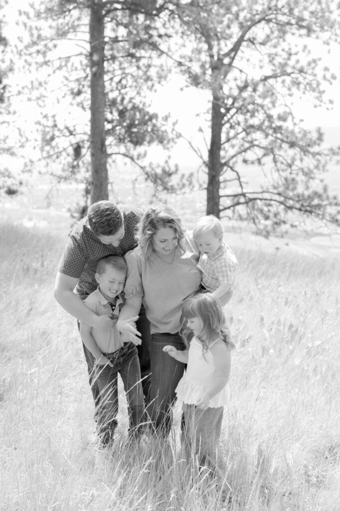 Family Holiday Photography session in La Grande.