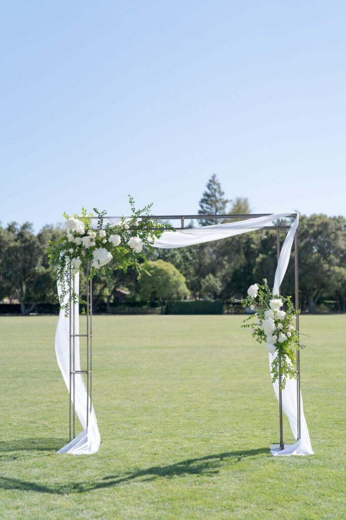 Outdoor wedding venue ground at Menlo Circus Club.