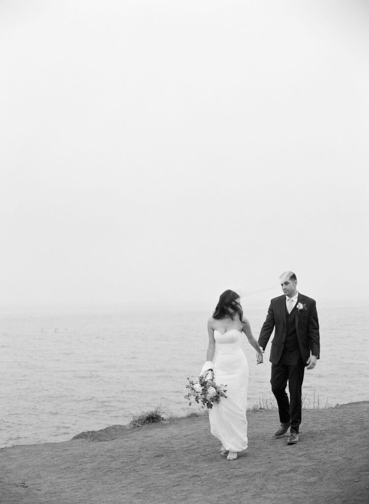 Editorial-style wedding photography after a San Francisco City Hall wedding.