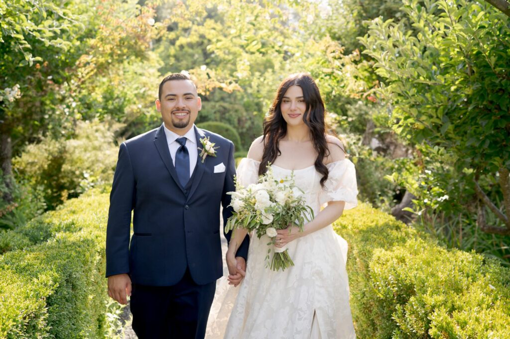 Elegant after-wedding couple photoshoot at Garden Valley Ranch.