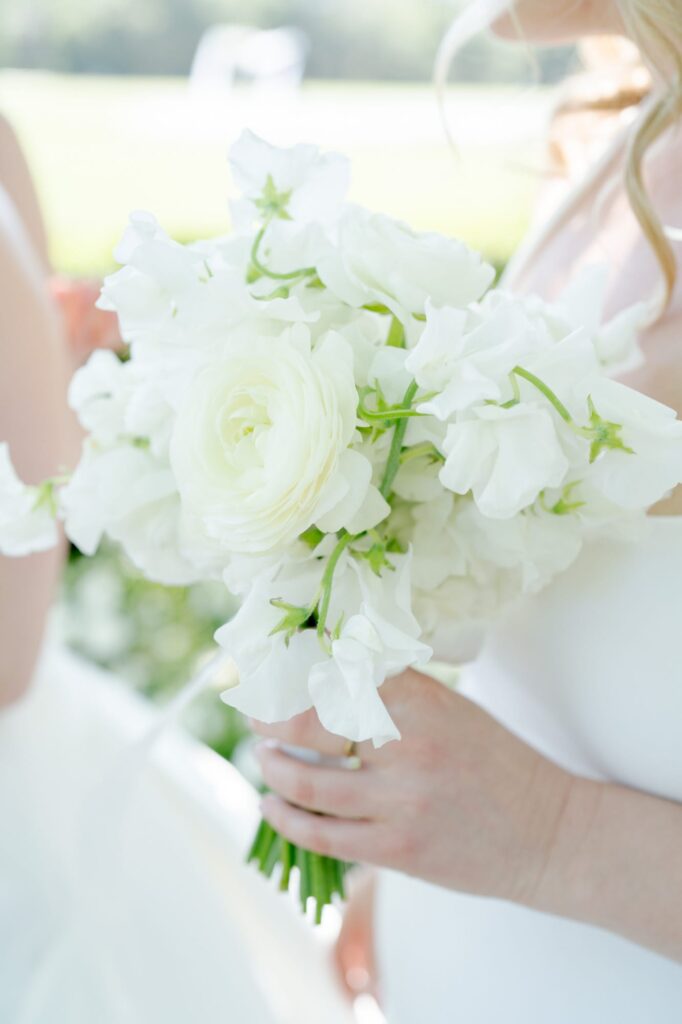 Beautiful white flowers with beautifully cut stems.