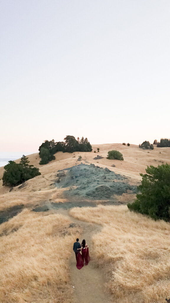 Outdoor maternity photoshoot in Mt. Tamalpais.