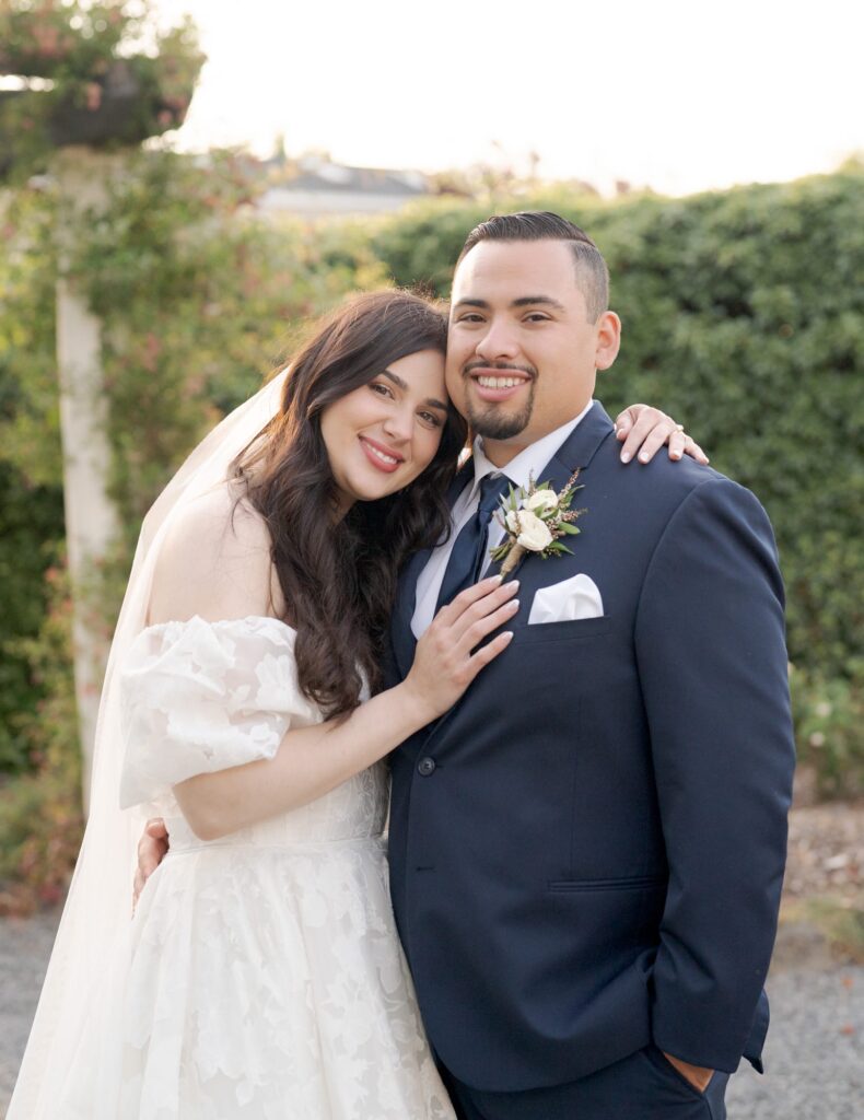 Petaluma, Sonoma County, California wedding portrait by Robin Jolin.